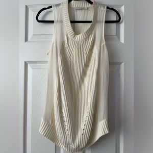 Townsen cream Knit Sleeveless Top in size S